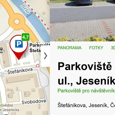 Namesti Podkrovi アパート Jeseník